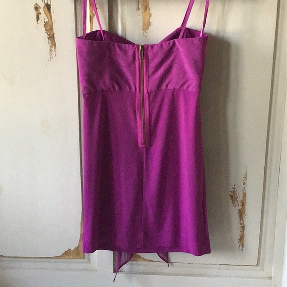 BCBG Generation purple strapless sexy dress size 2 - Picture 3 of 3